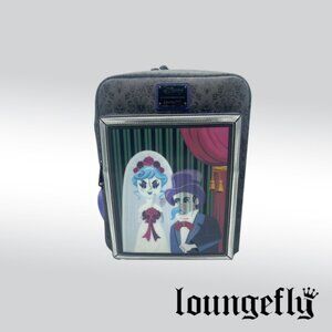 New Loungefly Disney Haunted Mansion The Black Widow Bride Portrait Backpack